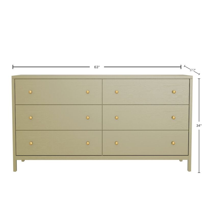 Alpine Furniture Avery Dresser image number 6