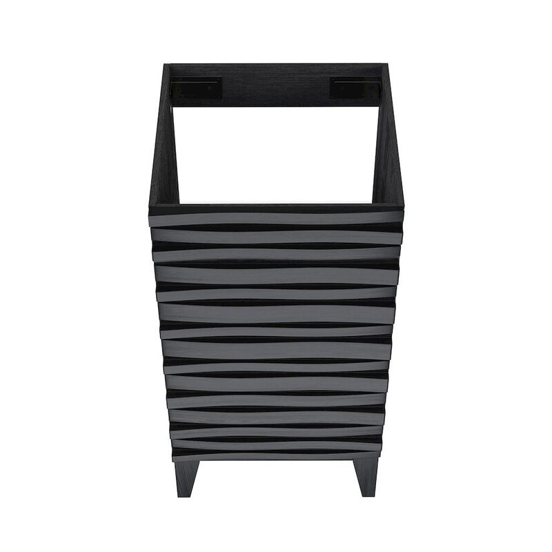 Cascade 18" Bathroom Vanity in Black - Cabinet image number 3