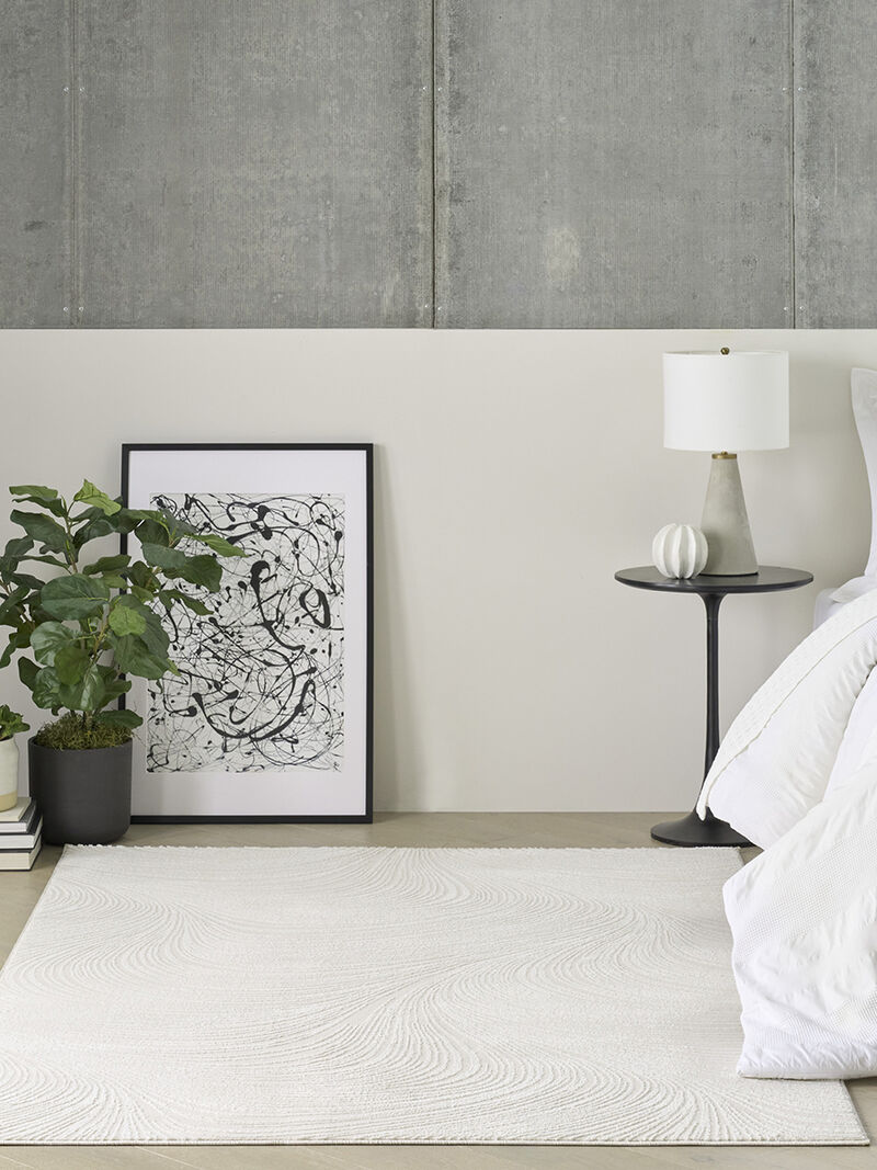 Central Park West CEP02 Ivory 6' x 9' Rug