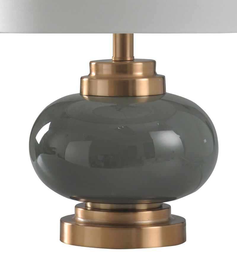 Copper & Gray Table Lamp Small