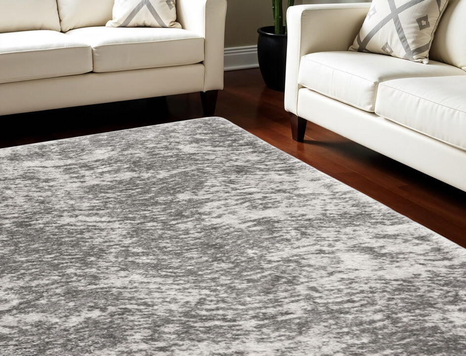 HomeRoots Abstract Shag Area Rug