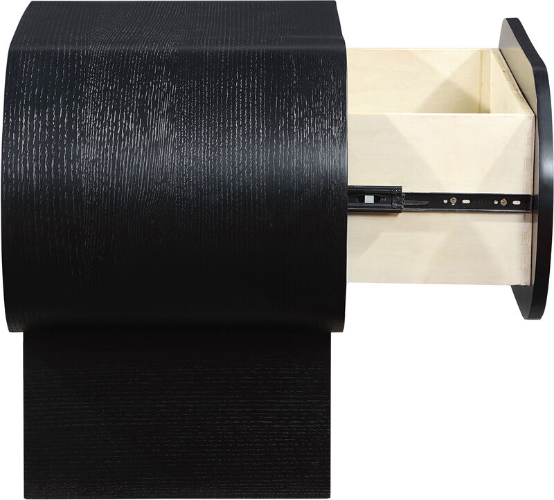 Meridian Furniture Harlow Black Night Stand