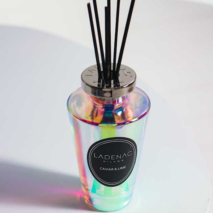 Reed Diffuser URBAN SENSES 16.9 fl oz Holographic Caviar Lime 4.13 x 4.72 x 9.84 in