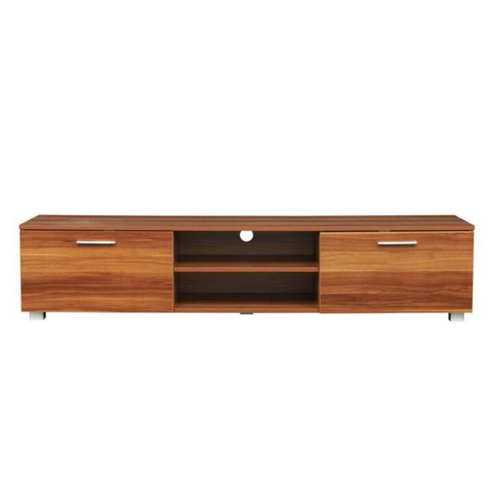 Media Console Entertainment Center &ndash; Modern Television Table with Storage for Living Room