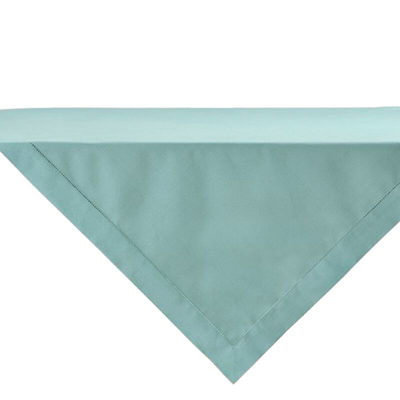 Solino Home Cotton Linen Table Throw - Cotton Linen Hemstitch