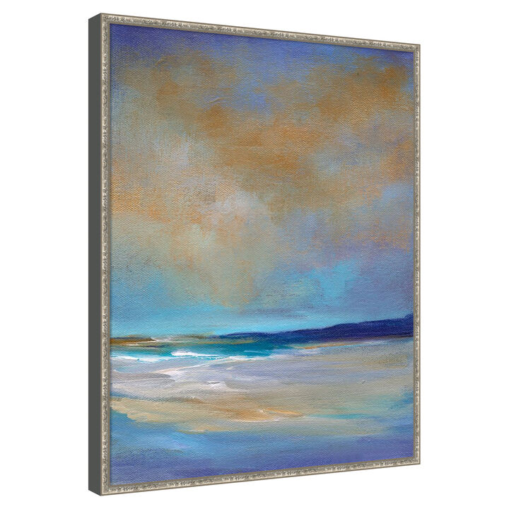 Marine Layer by Sheila Finch Framed Canvas Wall Art