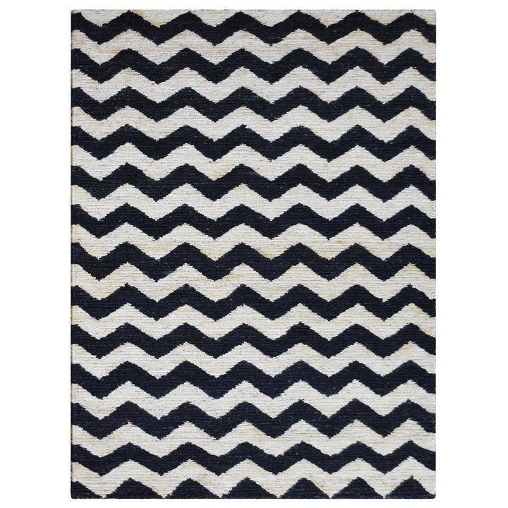 HAND KNOTTED SUMAK JUTE ECO-FRIENDLY Contemporary AREA RUGS  - Rectangle Shape, Contemporary, High Pile, Natural Fiber, Outdoor Indoor Handmade Area Rugs (J00014)