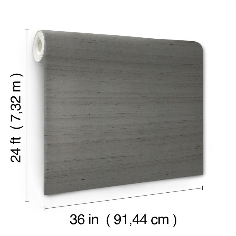 Silk Road Pewter Wallpaper (Set of 2) image number 3