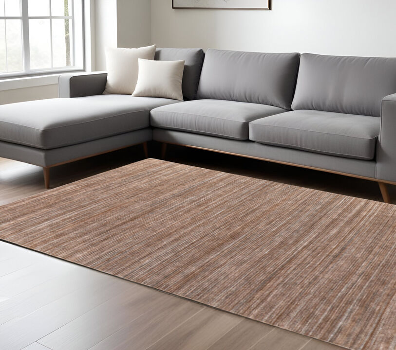 HomeRoots Hand Woven Distressed Area Rug