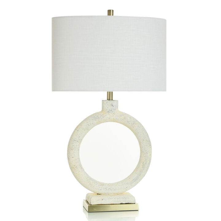 Speckled Cream Table Lamp
