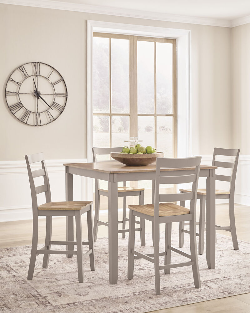 Counter Table & 4 Barstools image number 2