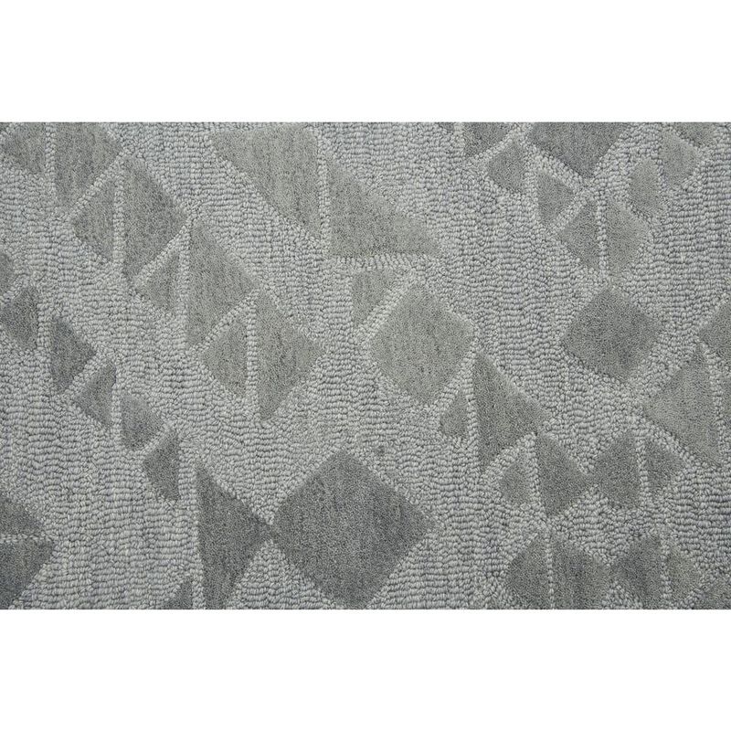 Hand Tufted Cut & Loop Pile Wool Rug, 8' x 10'