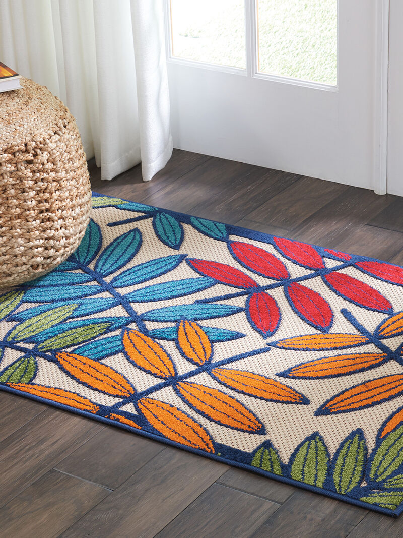 Aloha ALH18 Multicolor 3' x 5' Rug