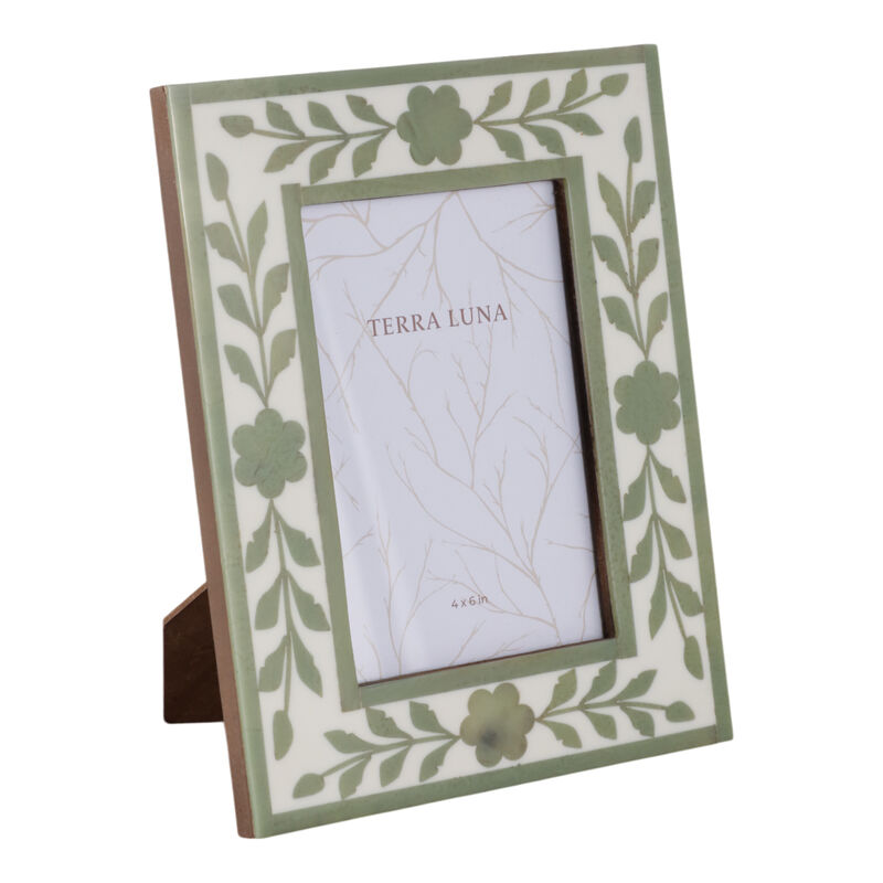 Sage Green Petals Photo Frame image number 1