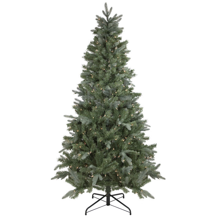 10' Pre-Lit Slim Granville Fraser Fir Artificial Christmas Tree  Clear Lights