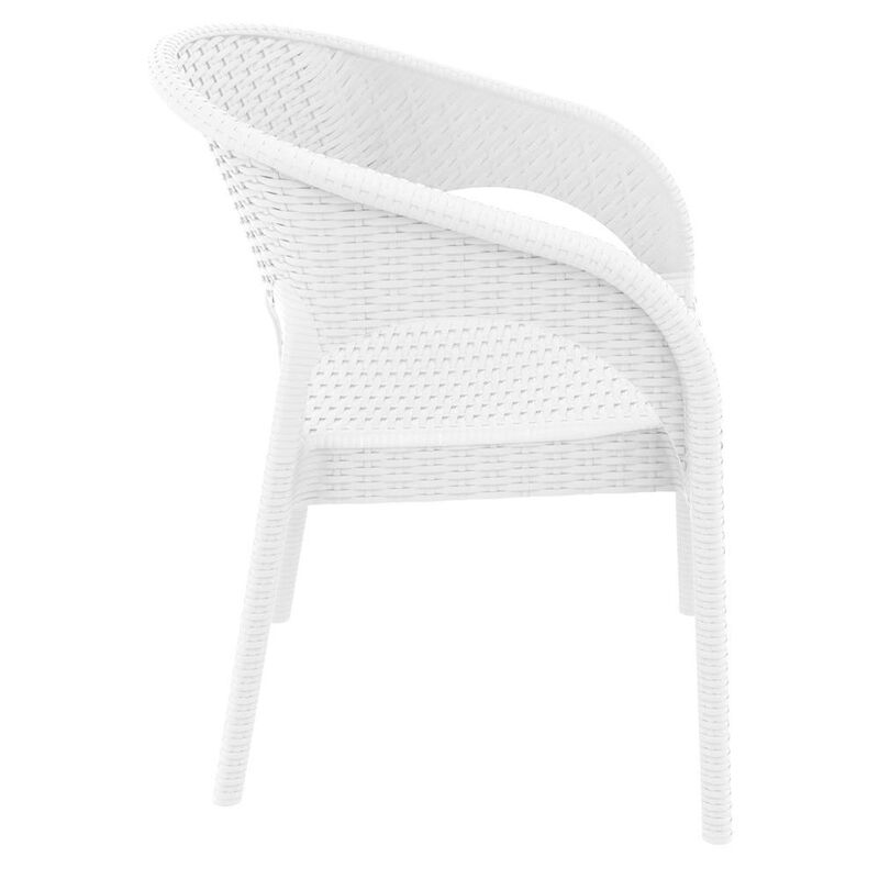 Belen Kox Panama Dining Arm Chair, Set of 2, White, Belen Kox image number 7