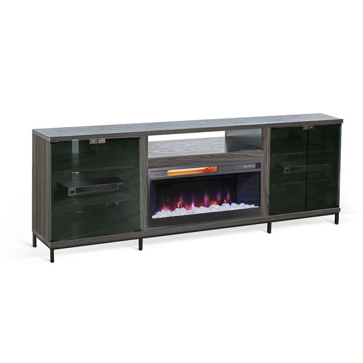 Sunny Designs 70" Media Console with Electric Fireplace