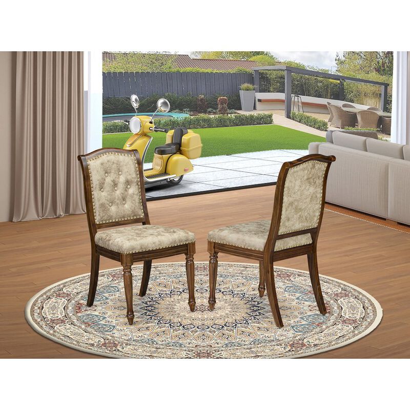Upholstered Dining Chairs Set of 2
