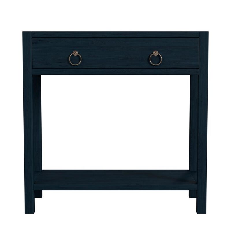 Butler Specialty Lark 30 Wood 1-Drawer Nightstand, Navy Blue