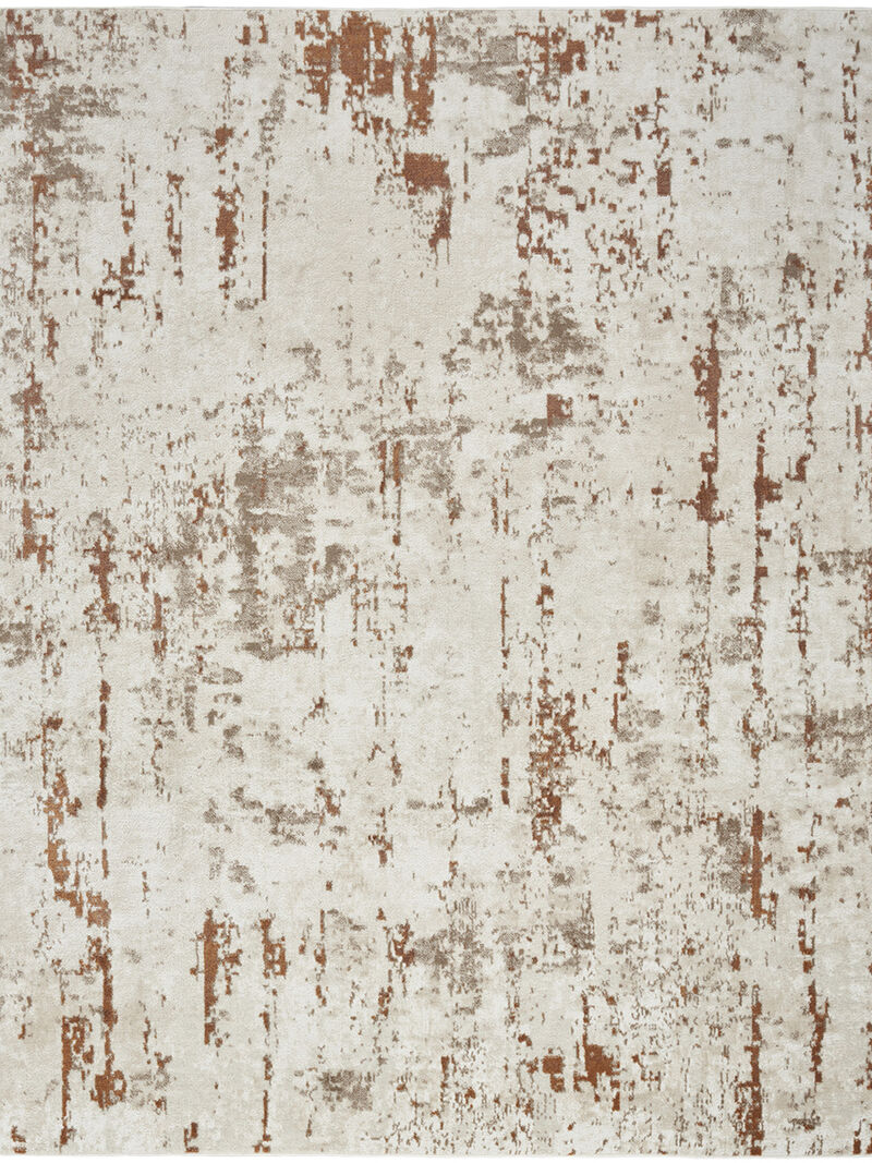 Quarry QUA01 Ivory/Rust 8'10" x 11'10" Rug