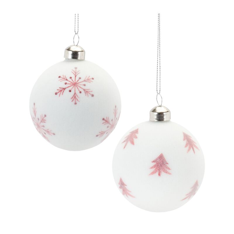 Set of 12 Holiday Ornaments for Christmas Tree Decoration