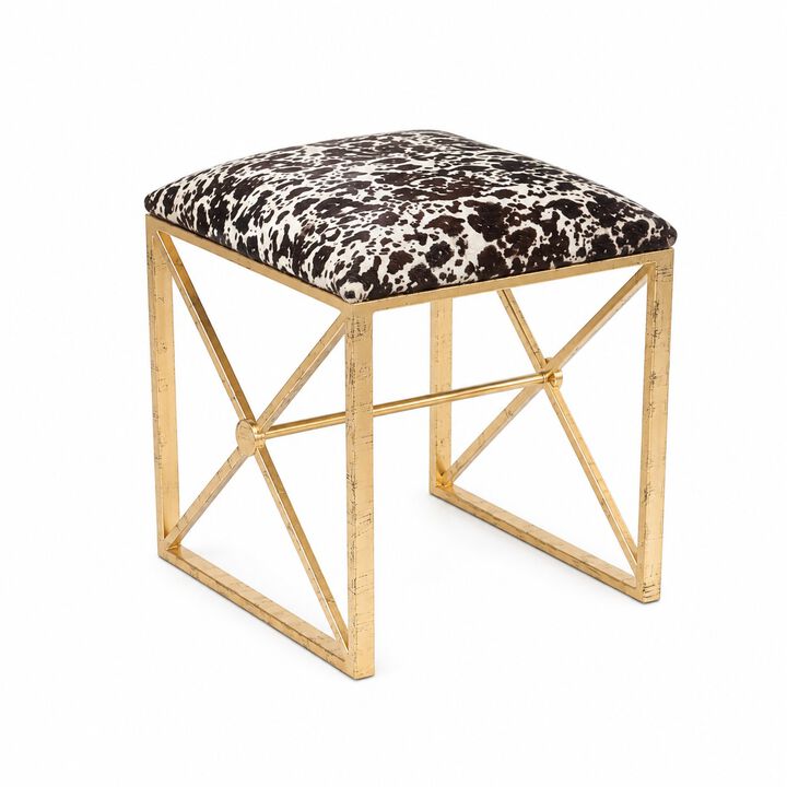 Savana Luxe Hide Stool