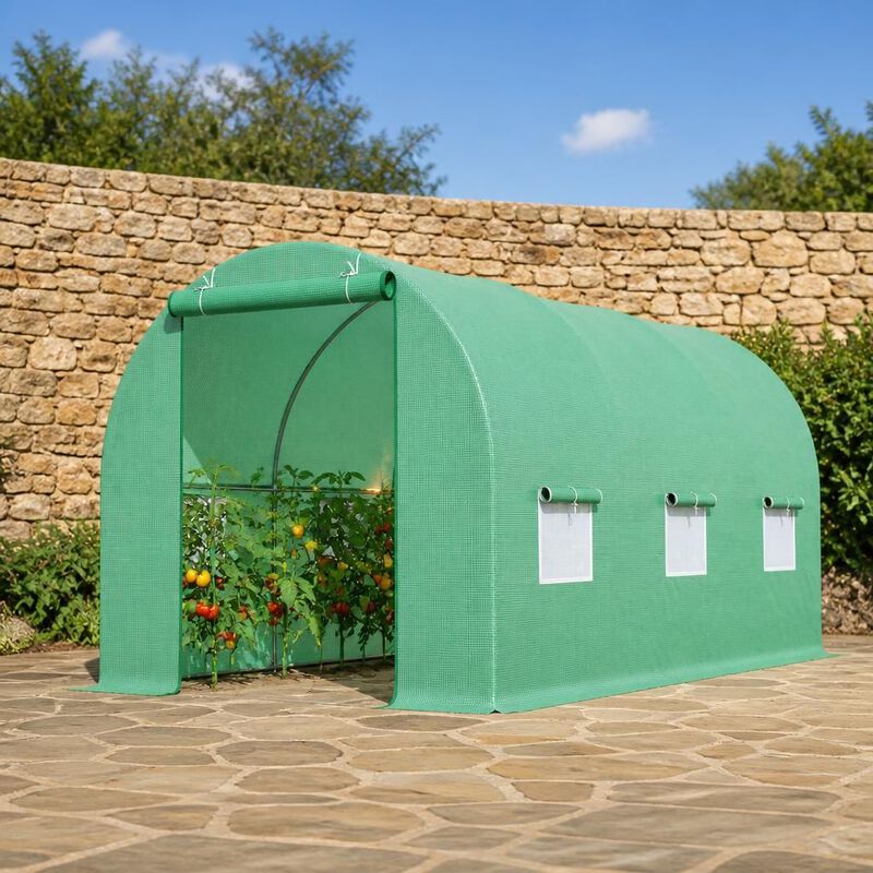 WOW PIONEER Walk-in Hoop Greenhouse for Outdoor Backyard Use, Extend Plant Growing Season and Protect Plants From Extreme Weather image number 3