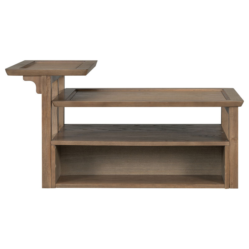 Merax Coffee Table with 1 Storage Shelf