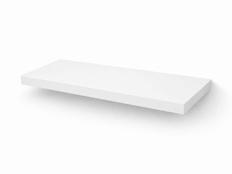 White Painted Floating Shelf