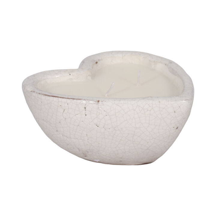 Sandalwood Heart Candle