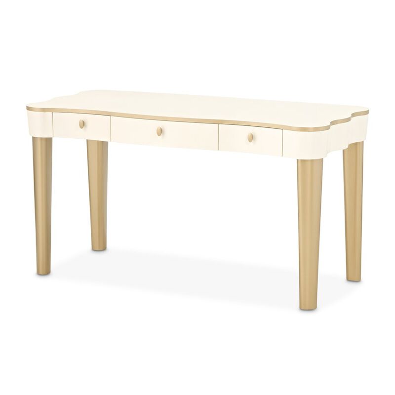 Michael Amini La Terrazza Vanity Desk - Creamy Pearl