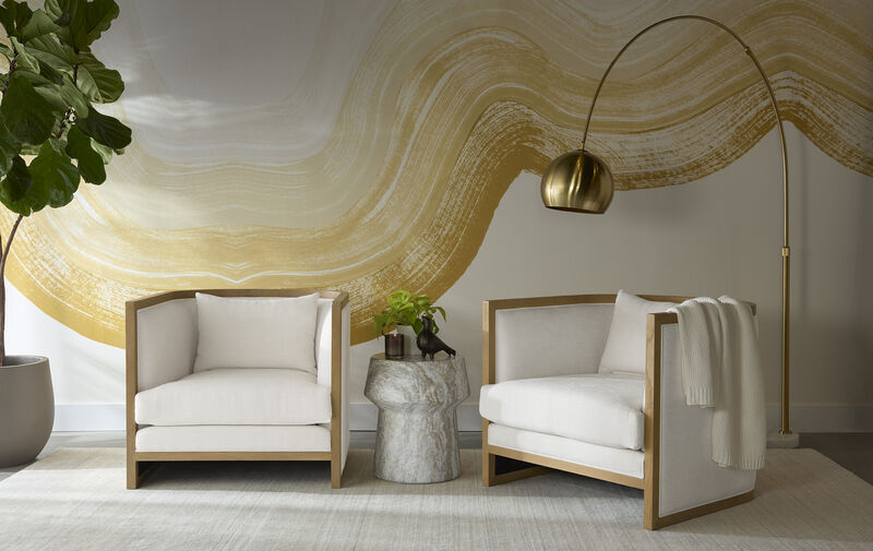 Vern Brass Floor Lamp