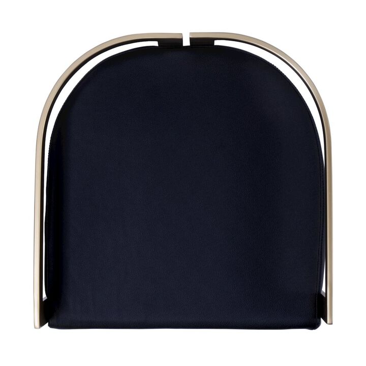 Butler Specialty Clarence Faux Leather 23 Dining Stool, Black