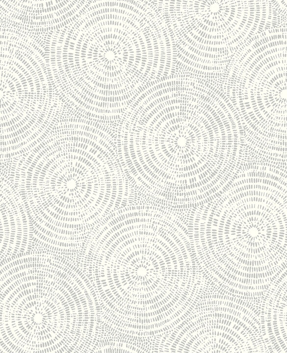 Vatten Platinum Geometric Wallpaper