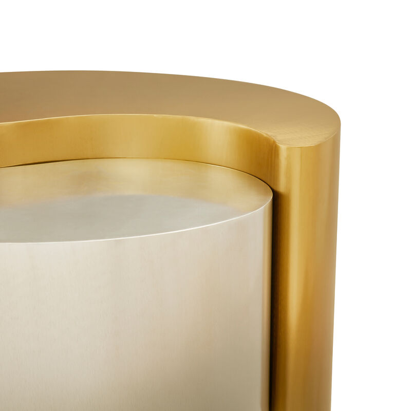 Zenavique Black & Gold Yin-Yang Coffee Table image number 3