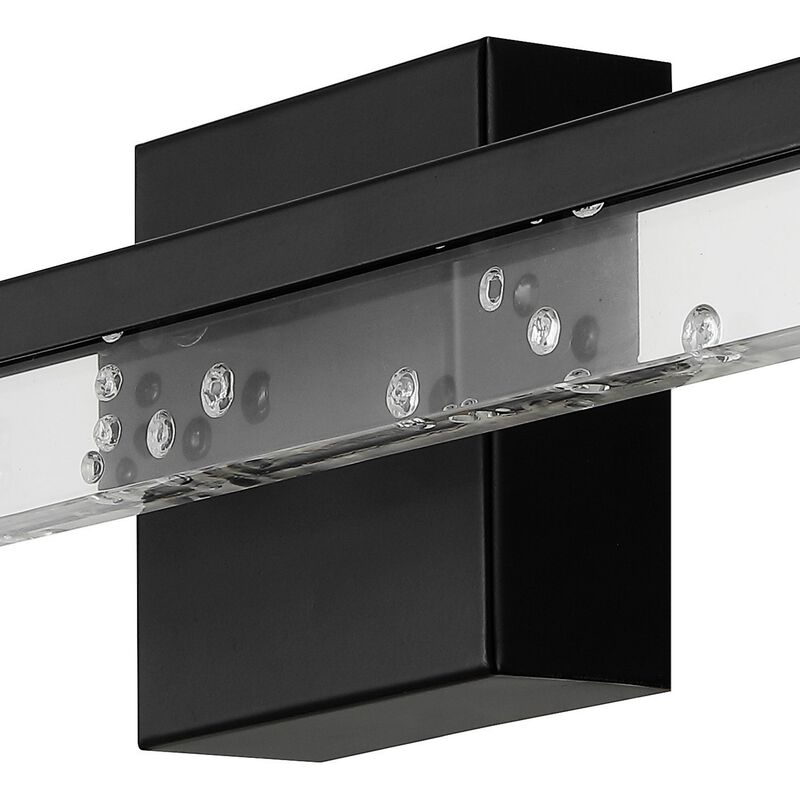 Mario Modern Contemporary Iron/Seeded Acrylic Integrated LED Vanity Light