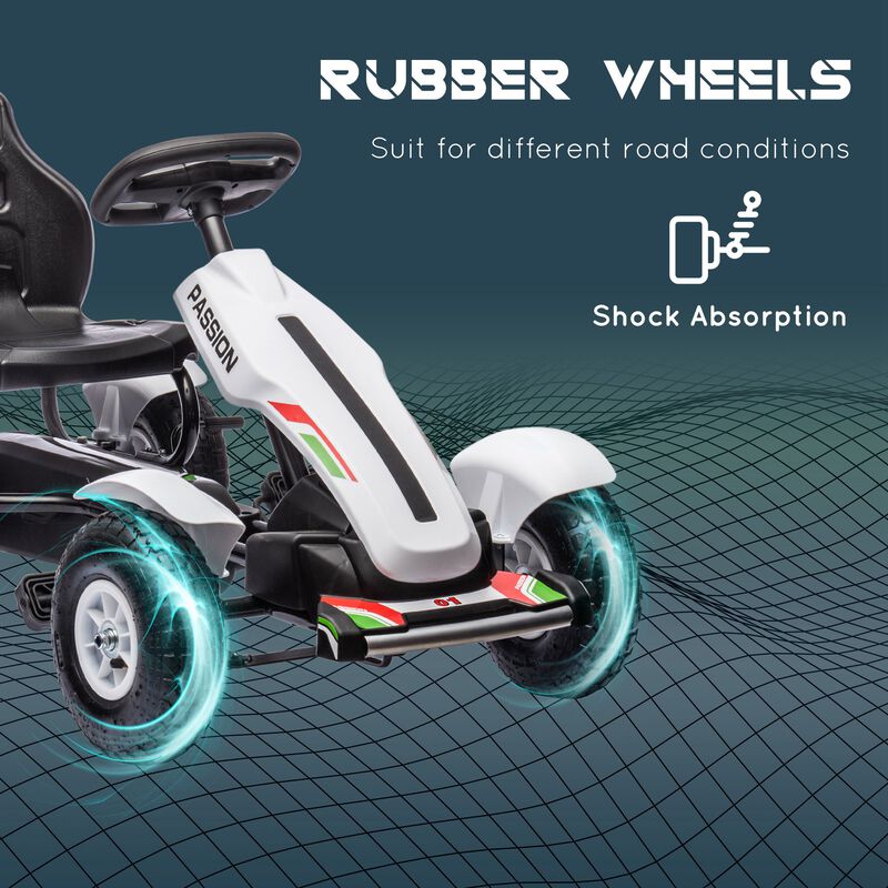 BreeBe Kids Ride On Pedal Go Kart with Sharp Steering image number 5
