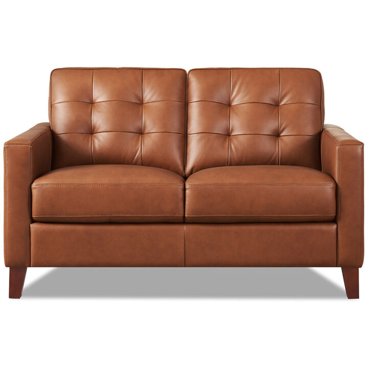 Aiden Top Grain Leather Loveseat