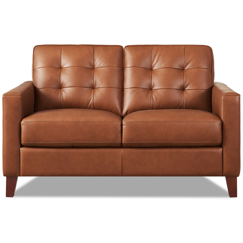 Aiden Top Grain Leather Loveseat