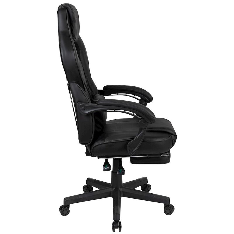 Flash Furniture X40 Gaming Chair Racing Computer Chair - Black/Purple image number 6
