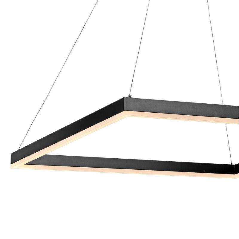 Baxter Modern Contemporary Aluminum Integrated LED Hoop Pendant