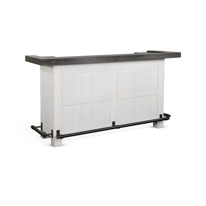 Sunny Designs 78 Farmhouse Wood Home Bar