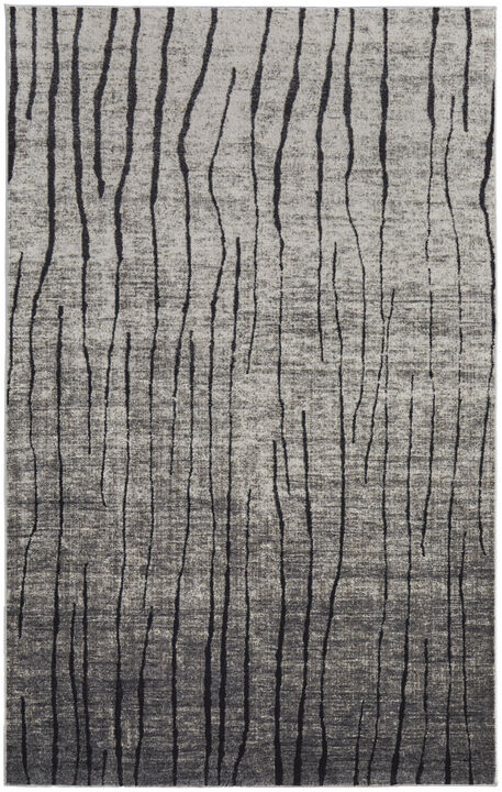 HomeRoots Abstract Power Loom Area Rug