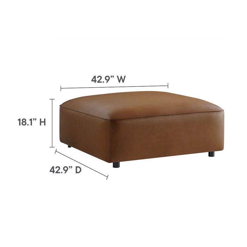 Auren 4-Piece Vegan Leather Modular Sofa Set image number 3