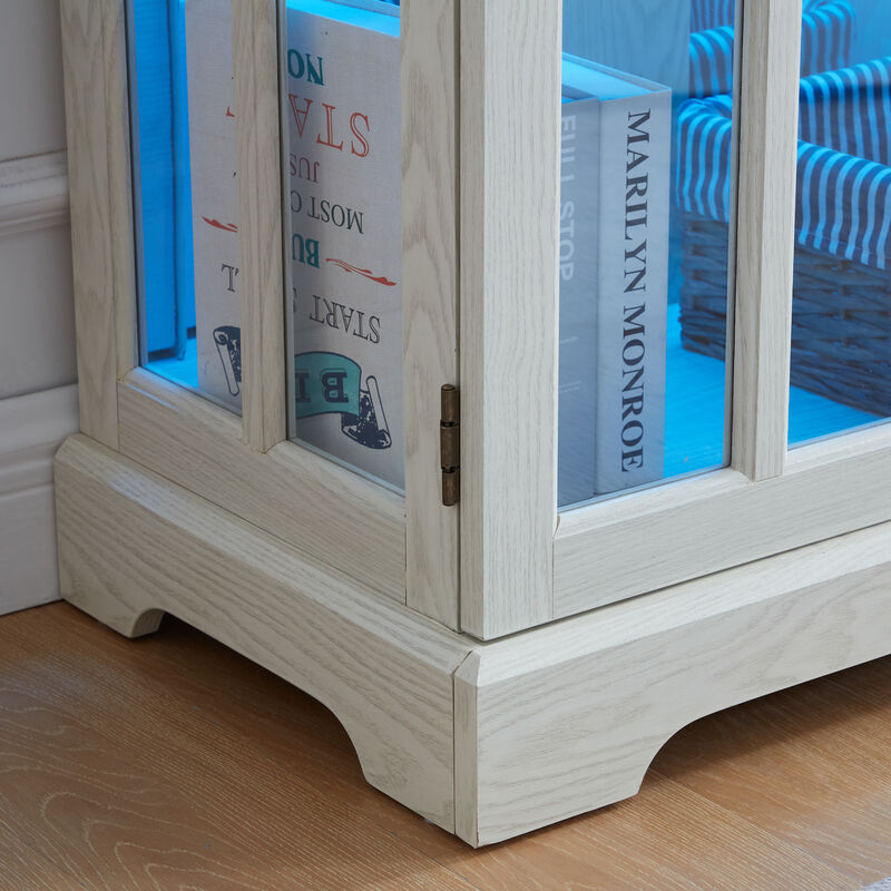Medsem RGB Light Strip Curio Display Cabinet image number 6