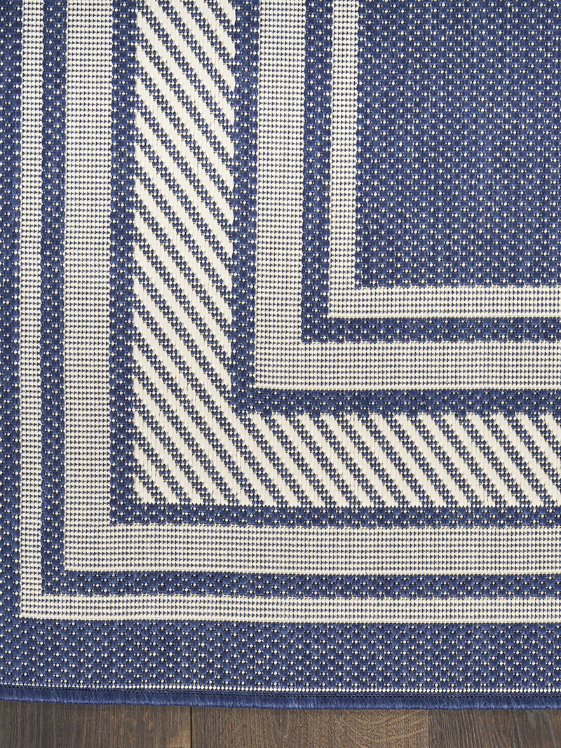 Horizon Indoor/Outdoor HOZ03 Navy 4' x 6' Rug