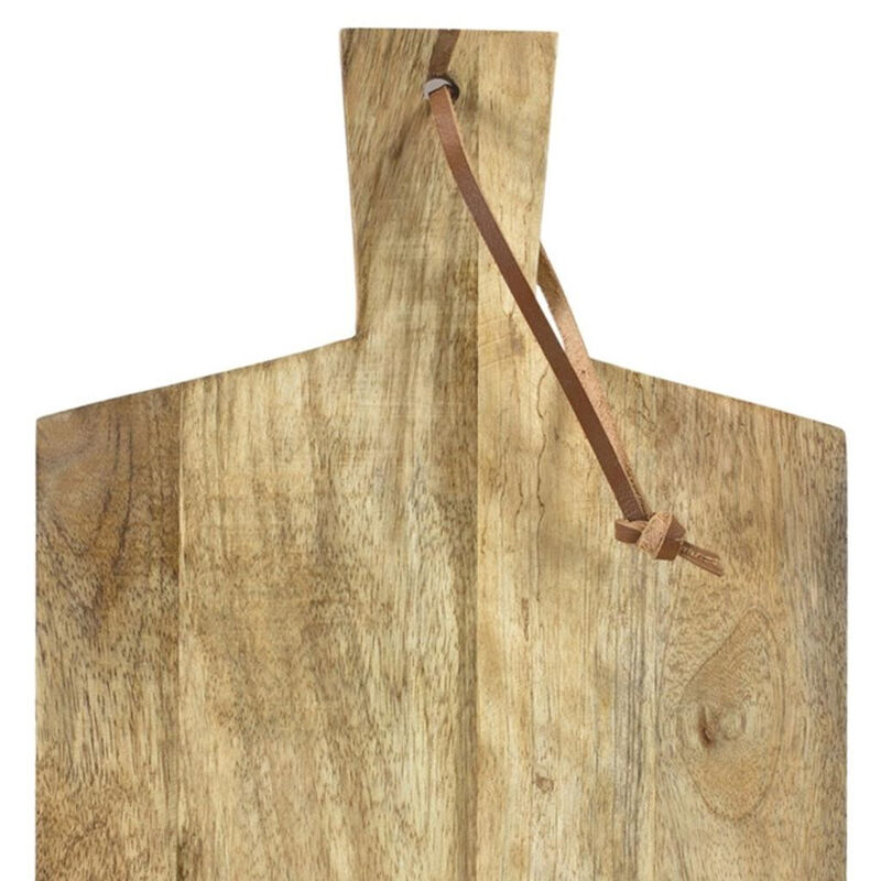 HomeRoots Set of Two Brown Solid and Manufactured Wood Cutting Boards image number 2