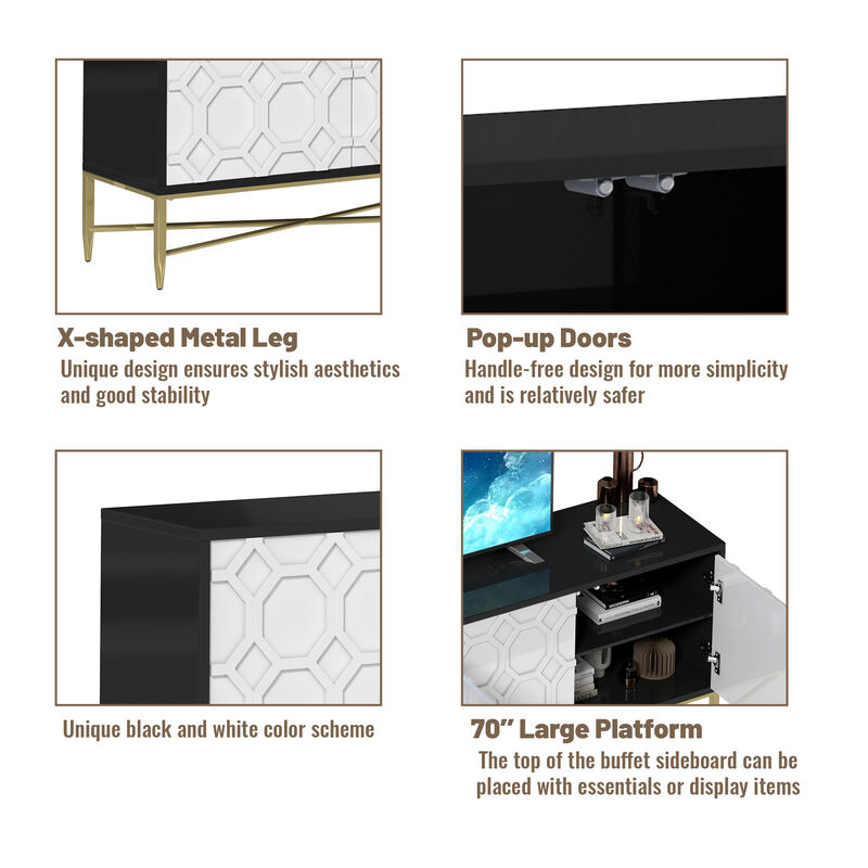 Wumpum Scheme Press Design TV Stand image number 5