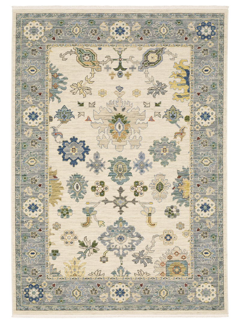 Lucca 5'3" x 7'6" Ivory Rug image number 0