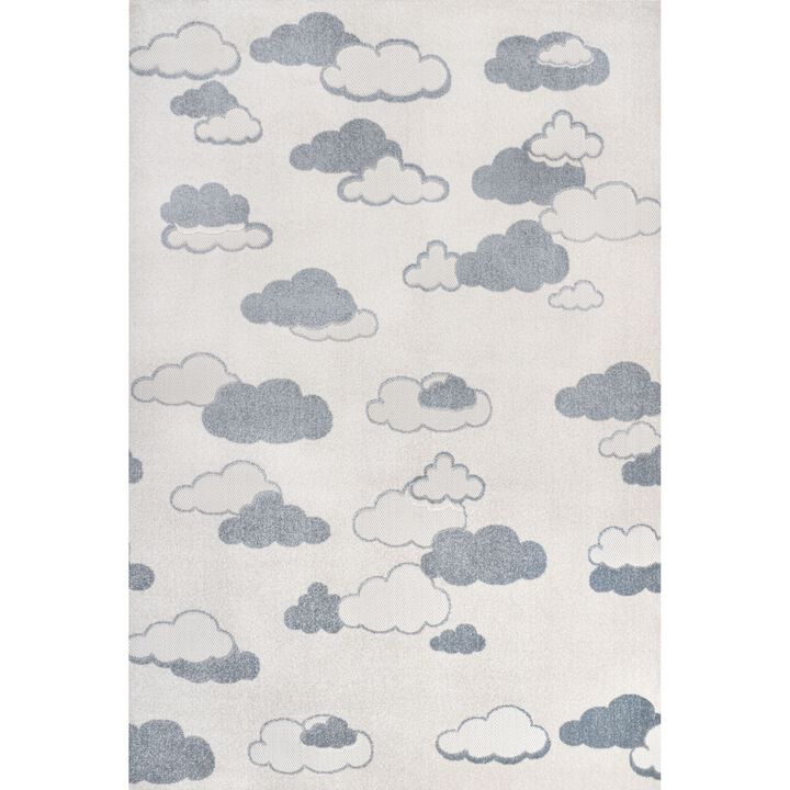 Hedwig High-Low Youth Cloud Scandi Indoor/Outdoor Area Rug
